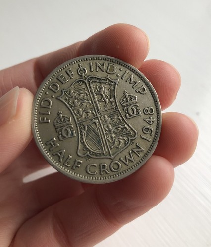 George 1948 half crown - vi,