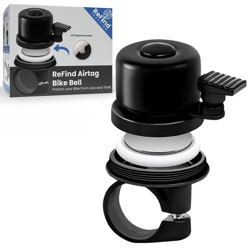 Refind airtag bike bell - bike,