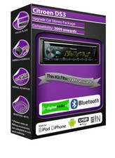Citroen DS3 DAB radio, Pioneer car stereo CD USB player, Bluetooth kit