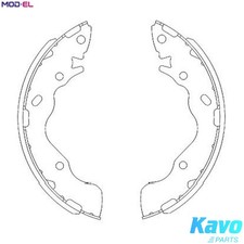 BRAKE SHOE SET KBS-3402 FOR