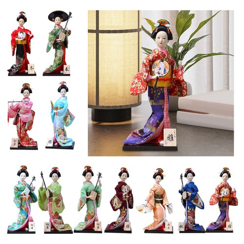 Japanese geisha kimono doll - japanese,