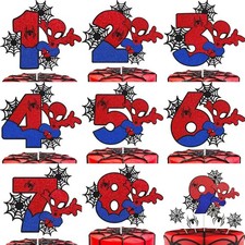 Spiderman birthday cake topper - cake,