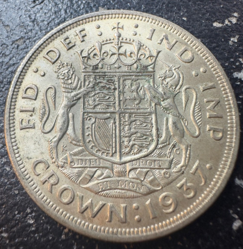 1937 george silver crown - 1937, vi