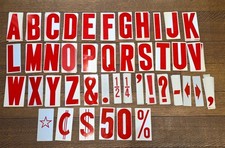 QTY 135 Red Marquee Sign