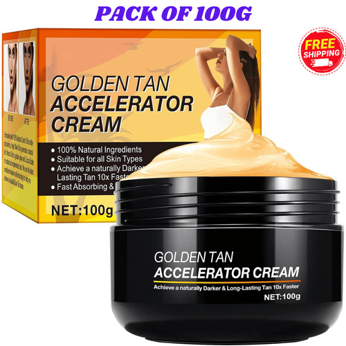 Tanning accelerator cream - tanning, –