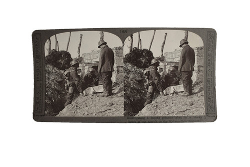 Ww1 stereoview german prisoner - stereoview,