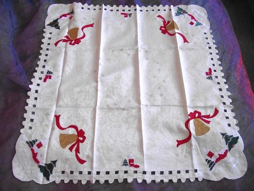 Christmas tablecloth - christmas,