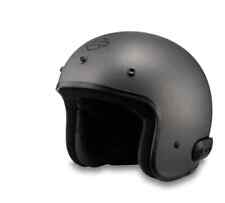 Harley Davidson Fury N04 Bluetooth 3/4 Helmet - Matte Silver 98010-23EX