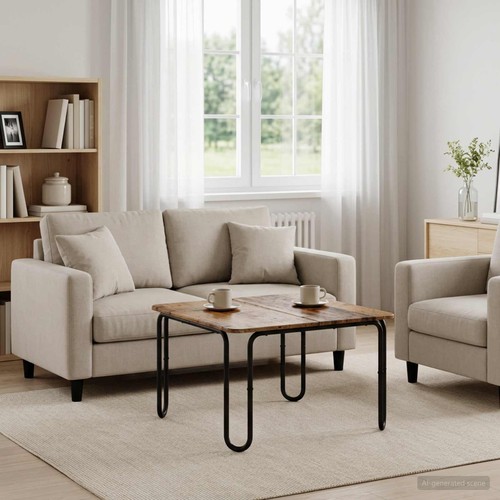 Vidaxl coffee table old - coffee,