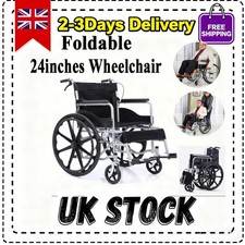 SeatSelf Propel Lightweight Folding  Wheelchair Transit Travel Strong Bariatric