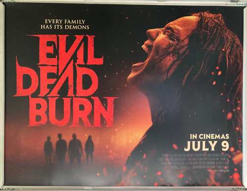 Cinema poster evil - cinema, burn