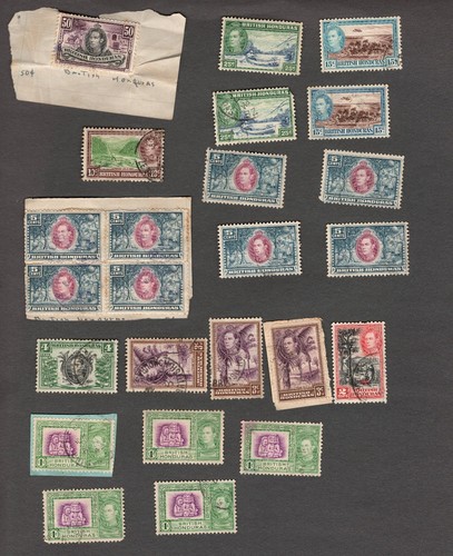 British honduras scott - honduras, 115-123