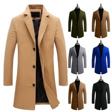 Men's Single Breasted Long