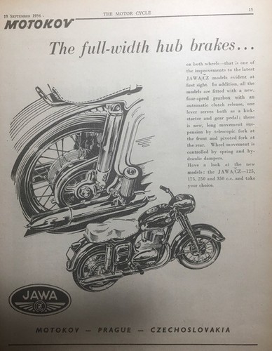 Jawa 1956 original w - cz,