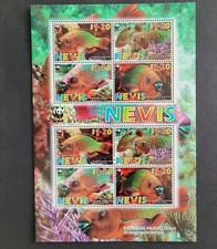 Nevis 2007 / WWF - Rainbow Parrot Fish  / 8v ms