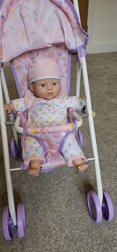 Pretend and play baby stroller - and,