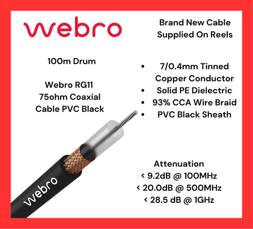 Webro cabnex rg11 75ohm - rg11,