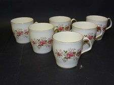 ROYAL ALBERT LAVENDER ROSE  8.5 CM TALL MUGS  X6 TEA SET   DINNER SERVICE
