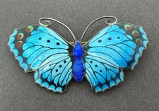 Vtg JA&S Sterling Silver Blue