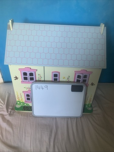 Rose cottage wooden dolls - cottage,