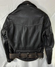 Vintage CHP Langlitz Leathers Double Riders Jacket Leather Policeman Jacket M Sz