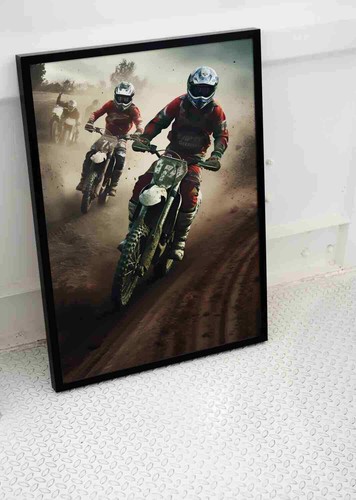 Motocross motorbike rider - motorbike,