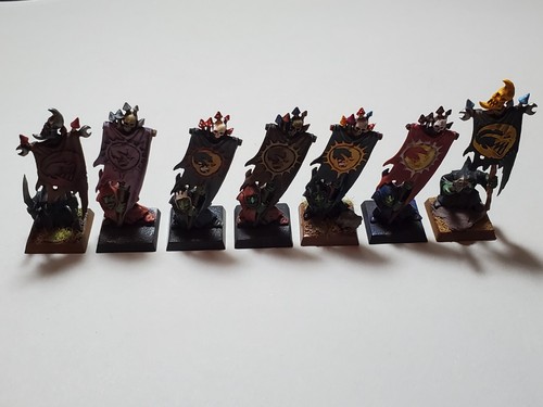 Warhammer night goblin banner - night,