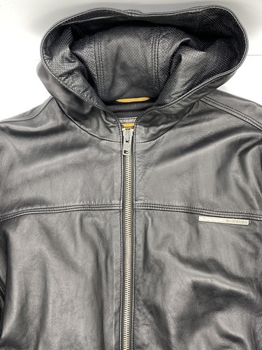 Superdry hooded leather - superdry, jacket