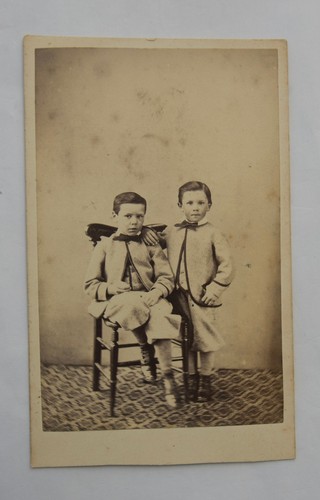 Cdv victorian boys in - 2,