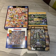 Jigsaw Puzzle Bundle 4 X 1000 Pieces Dowdle White Mountain Heronim