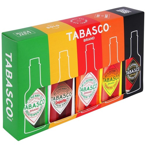 Hot sauce gift set 5x60ml - gift,