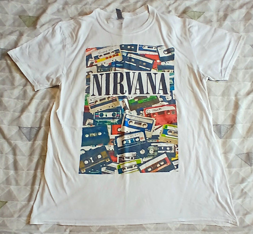 Nirvana cassette gildan - nirvana,