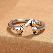 Cute Dachshund Dog Ring