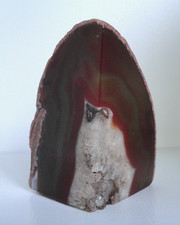Polished corner cut geode with - corner,