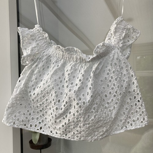 Zara trafaluc white - ladies, top