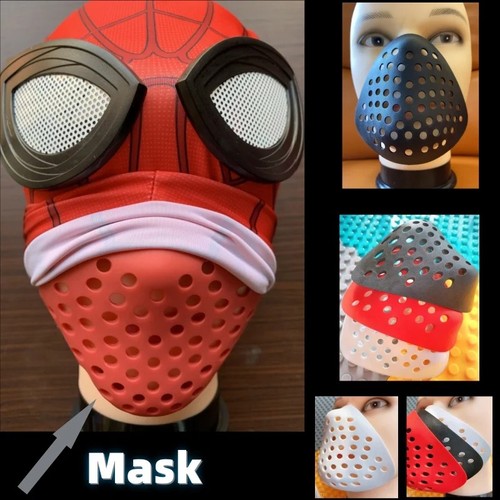 Halloween half face shell - halloween,