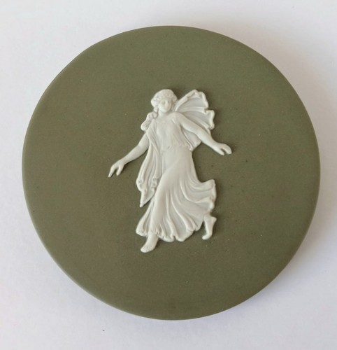 Wedgwood green jasper - green, plaque