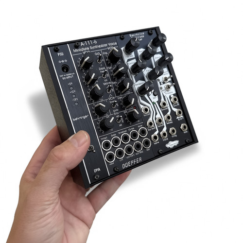 24hp black printed eurorack - 24hp,