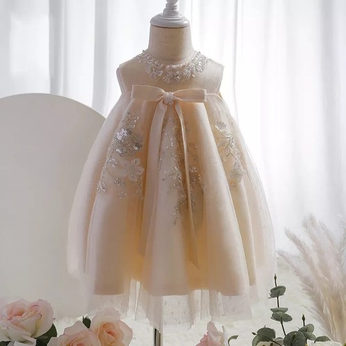 Girl cream embellished pearl - girl's,