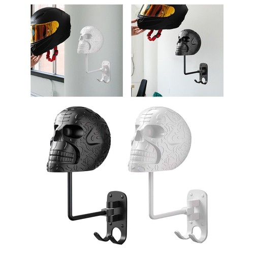 Skull helmet holder - skull,