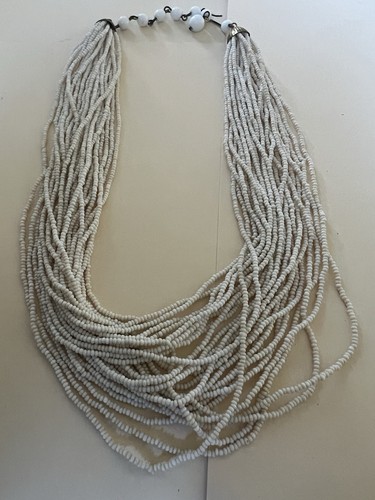 Vintage multistrand white - vintage,