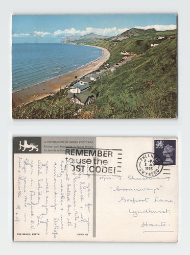 Vintage postcard nefyn beach - postcard,