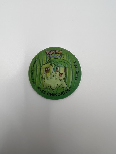 Pokémon tazo chikorita - tazo,