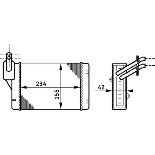 Mahle heater for volkswagen - heater,