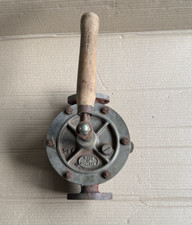 Vintage Brass Petrol / Oil Pump Dispenser Willcox SSA No2. Industrial Garage Car