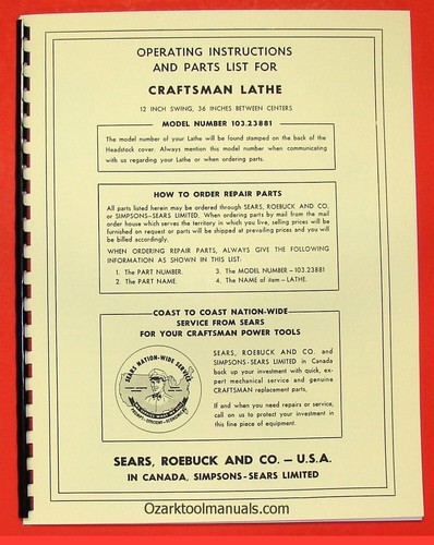 Craftsman 103 23881 - 103.23881, wood