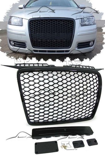 Front black grill for audi - front,