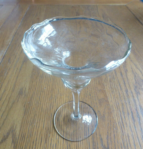 Vintage glass long stem - long, candle