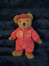 VERY RARE Official Ferrari F1 Team Motorsport Teddy Bear In Bridgestone Overalls