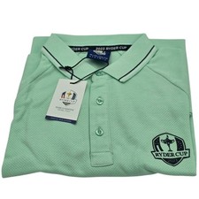 Ryder Cup 2023 Men's Large L Mint Green Polo Shirt Golf